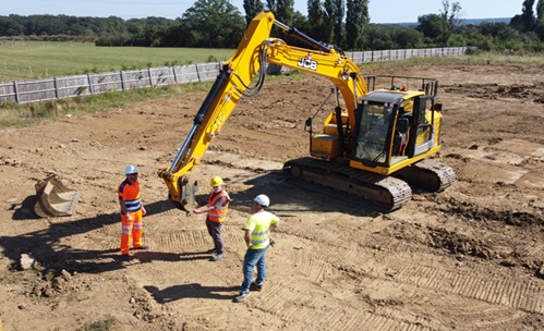 Excavator crane training